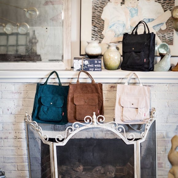 Corduroy Shoulder Bag - Picture 1 of 5